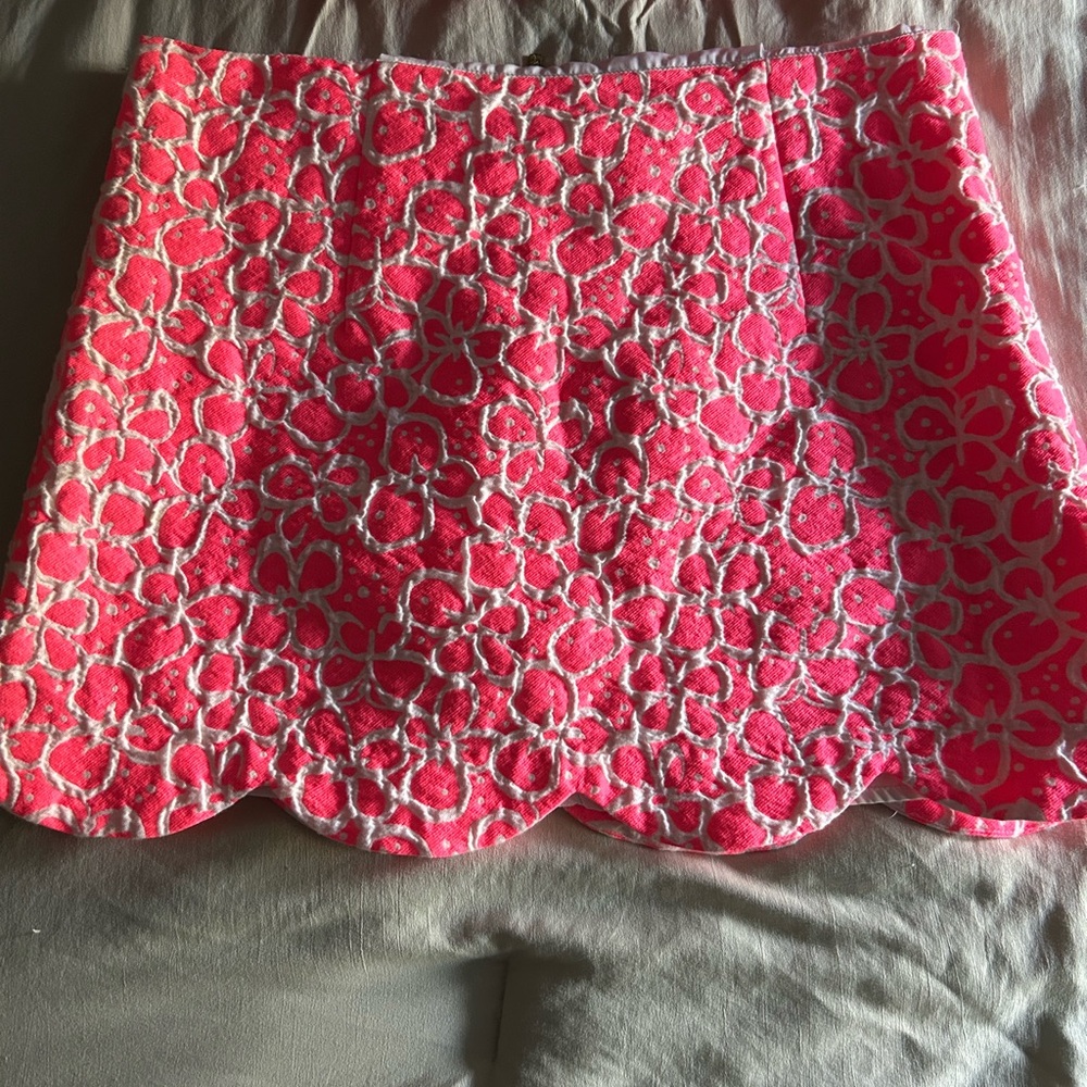 Lilly Pulitzer Hot Pink Mini Skirt